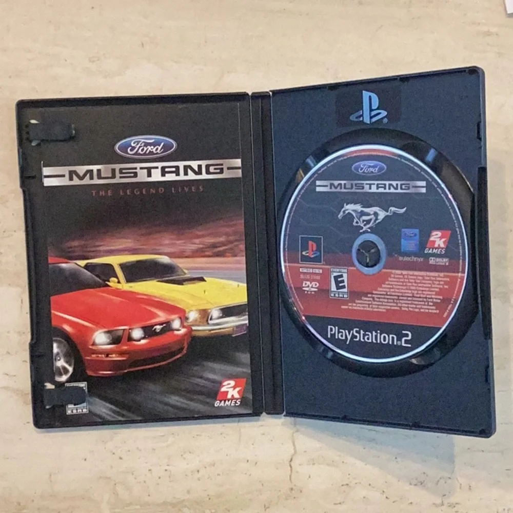 Ford Mustang The Legend Lives PlayStation 2 Game  PS2 CIB Tested